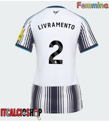 Newcastle United Tino Livramento #2 Prima Maglia Femmina 2026-27 Manica Corta